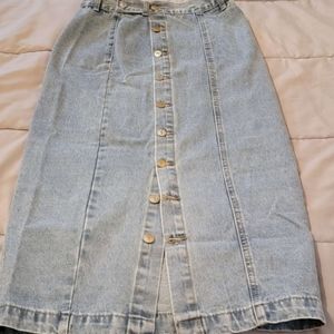 Denim skirt
